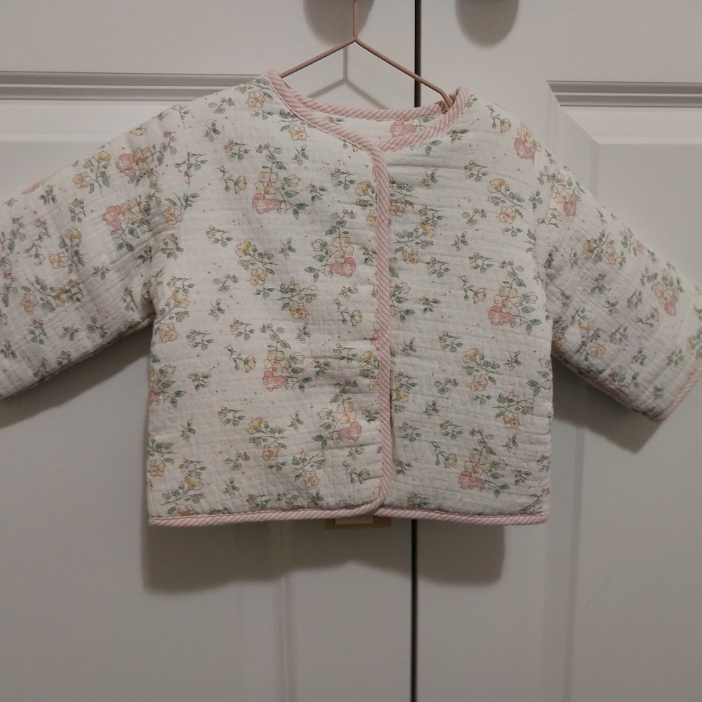 Bonton baby floral jacket